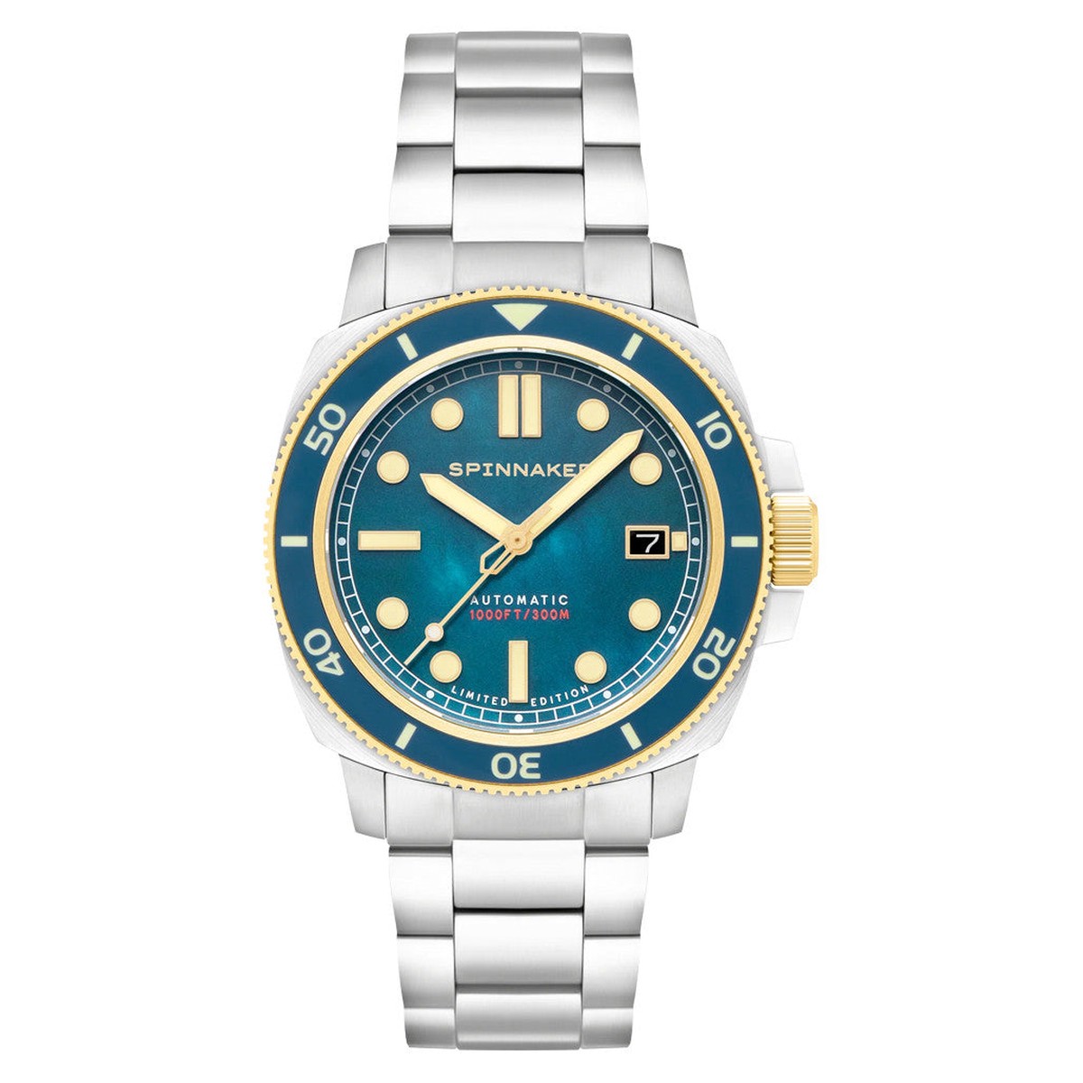Spinnaker Hull Twilight Pearl Limited Edition Dive Watch #SP-5106-44