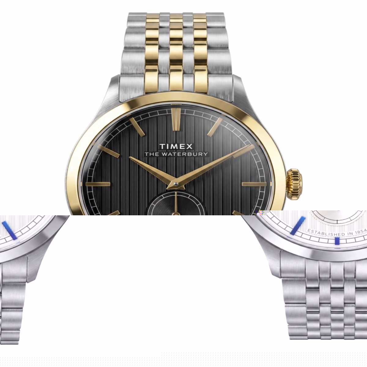 Waterbury Classic Sub-Second 39mm Stainless Steel Bracelet Watch